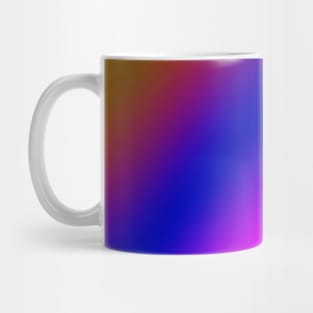 Pink blue green abstract art Mug